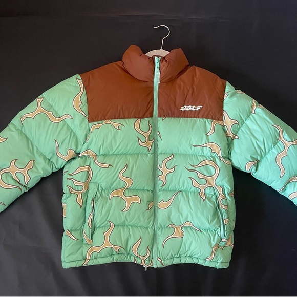 Golf wang Men M Flame jacket Puffers